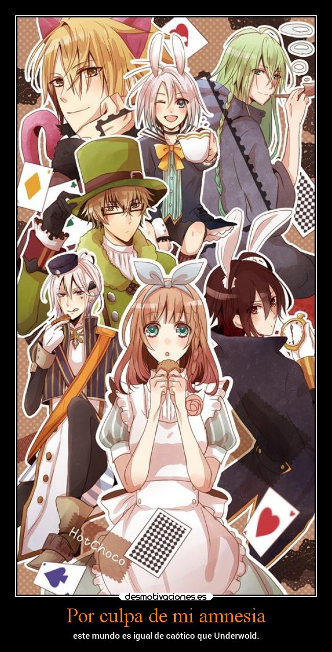 carteles anime amnesia danieldats desmotivaciones