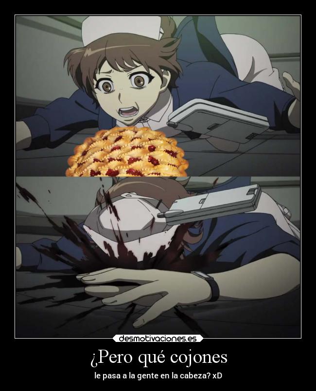 ¿Pero qué cojones - le pasa a la gente en la cabeza? xD