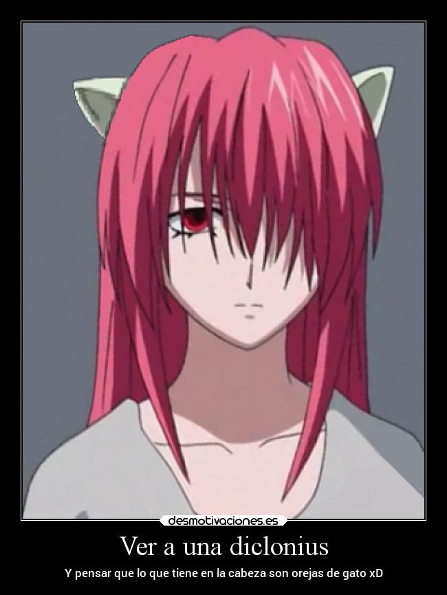 Ver a una diclonius - Y pensar que lo que tiene en la cabeza son orejas de gato xD