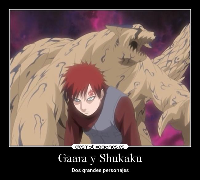 Gaara y Shukaku -