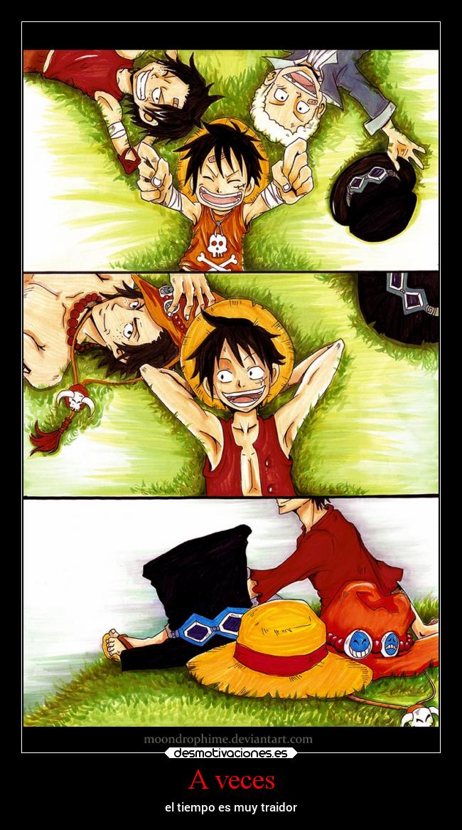 carteles anime onepiece luffy danieldats desmotivaciones
