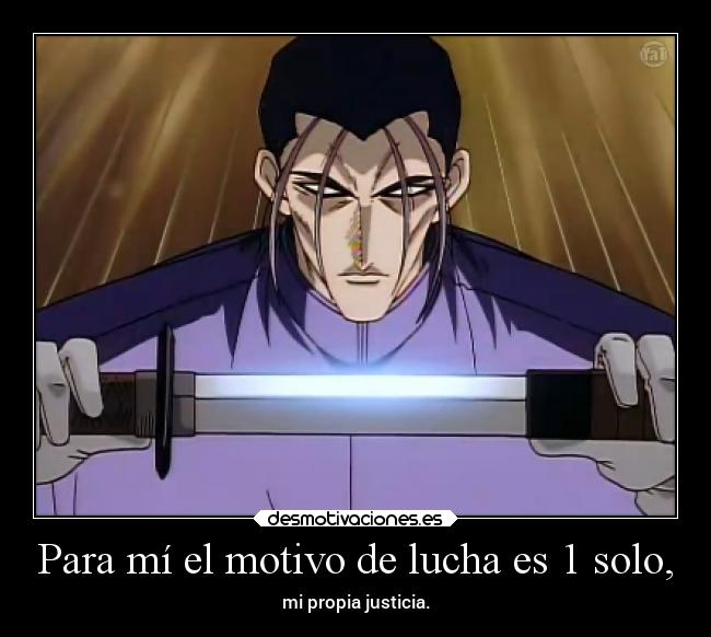 carteles anime samuraix saito desmotivaciones