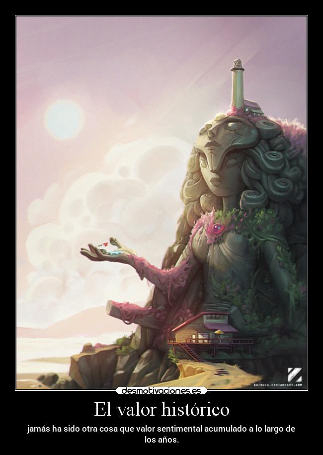 El valor histórico -