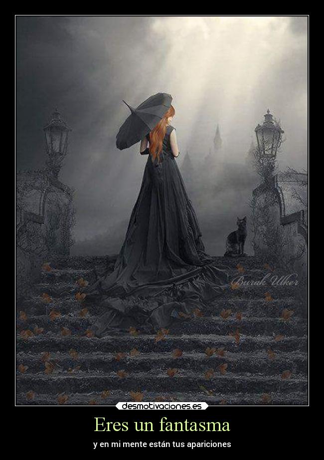 Eres un fantasma - y en mi mente están tus apariciones