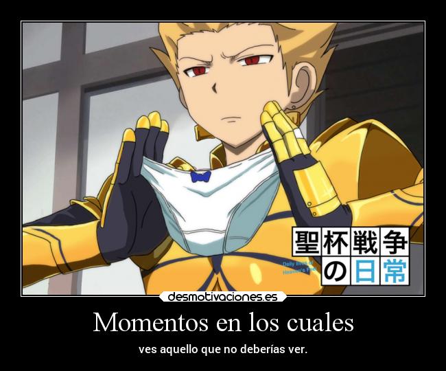 Momentos en los cuales -