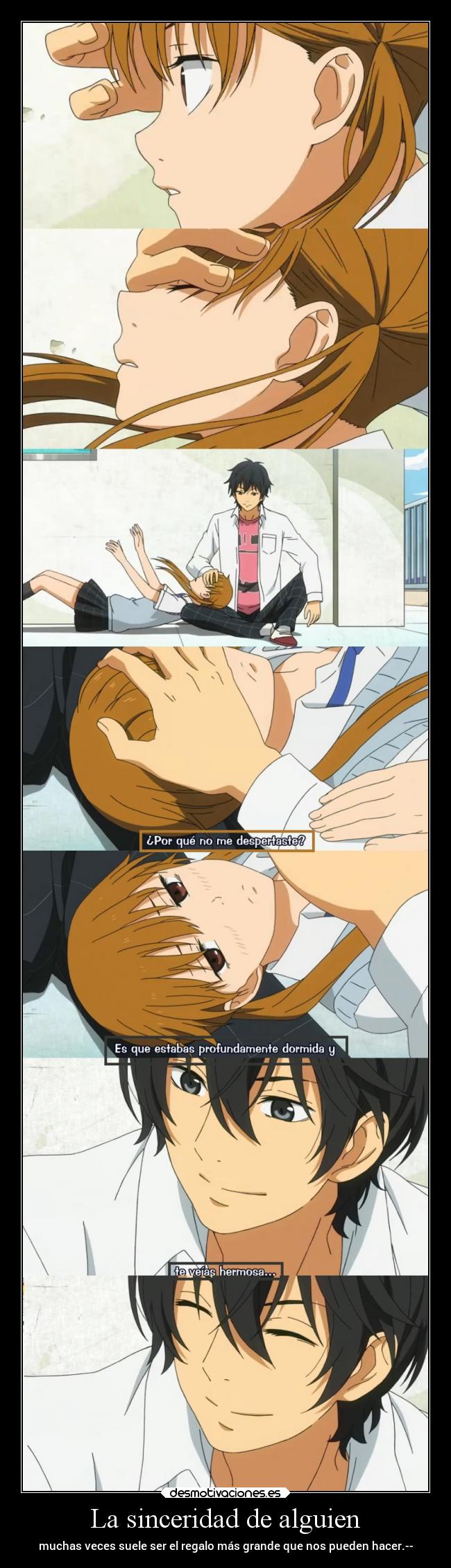 La sinceridad de alguien - 