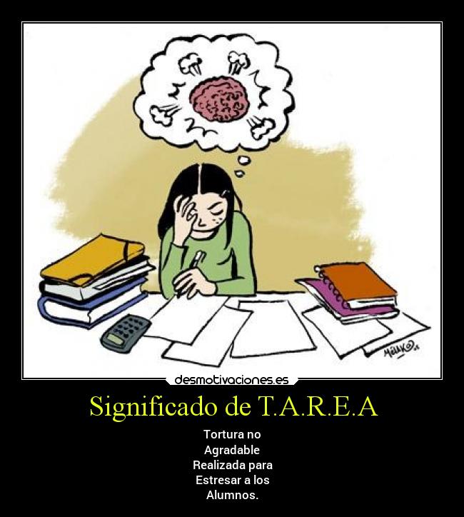 Significado de T.A.R.E.A -