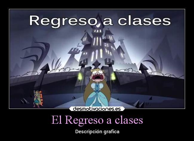 El Regreso a clases - Descripción grafica