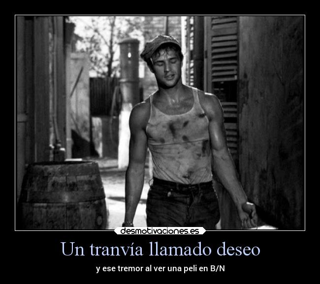 Un tranvía llamado deseo - y ese tremor al ver una peli en B/N