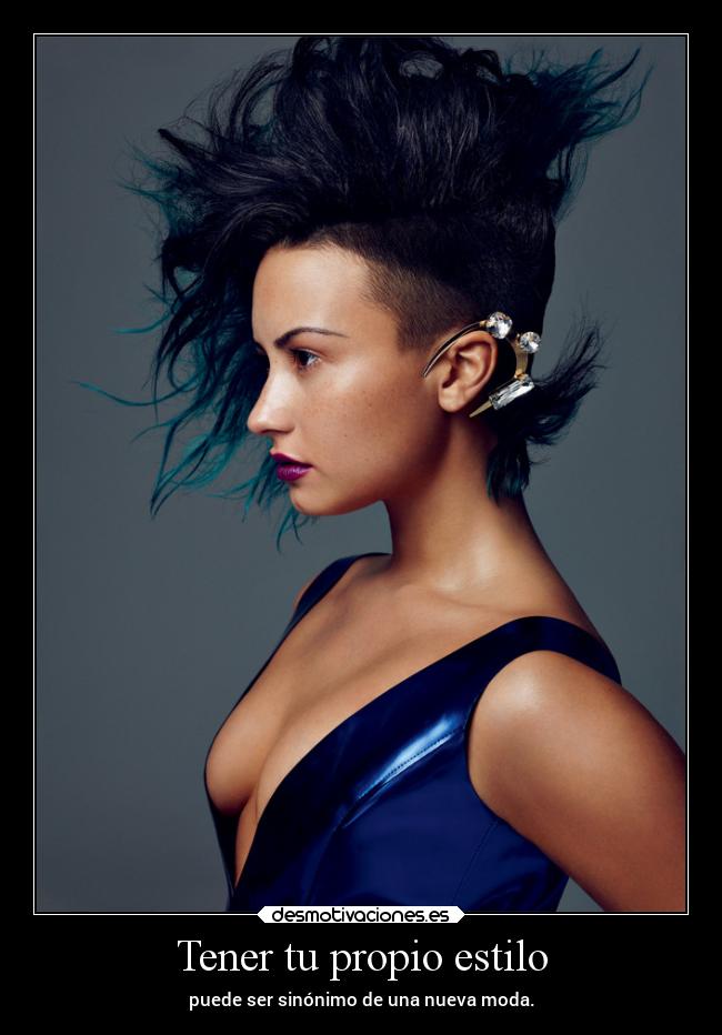 Tener tu propio estilo - 