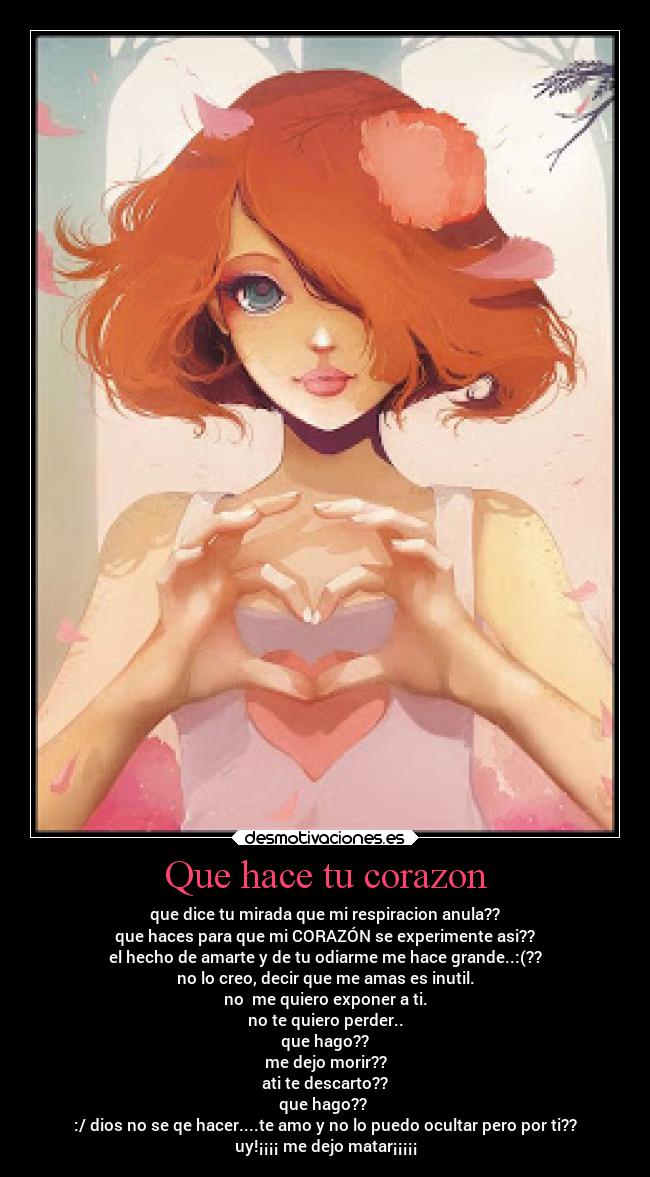 Que hace tu corazon -