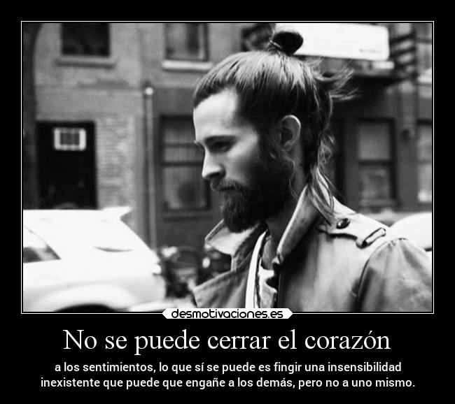 No se puede cerrar el corazón -