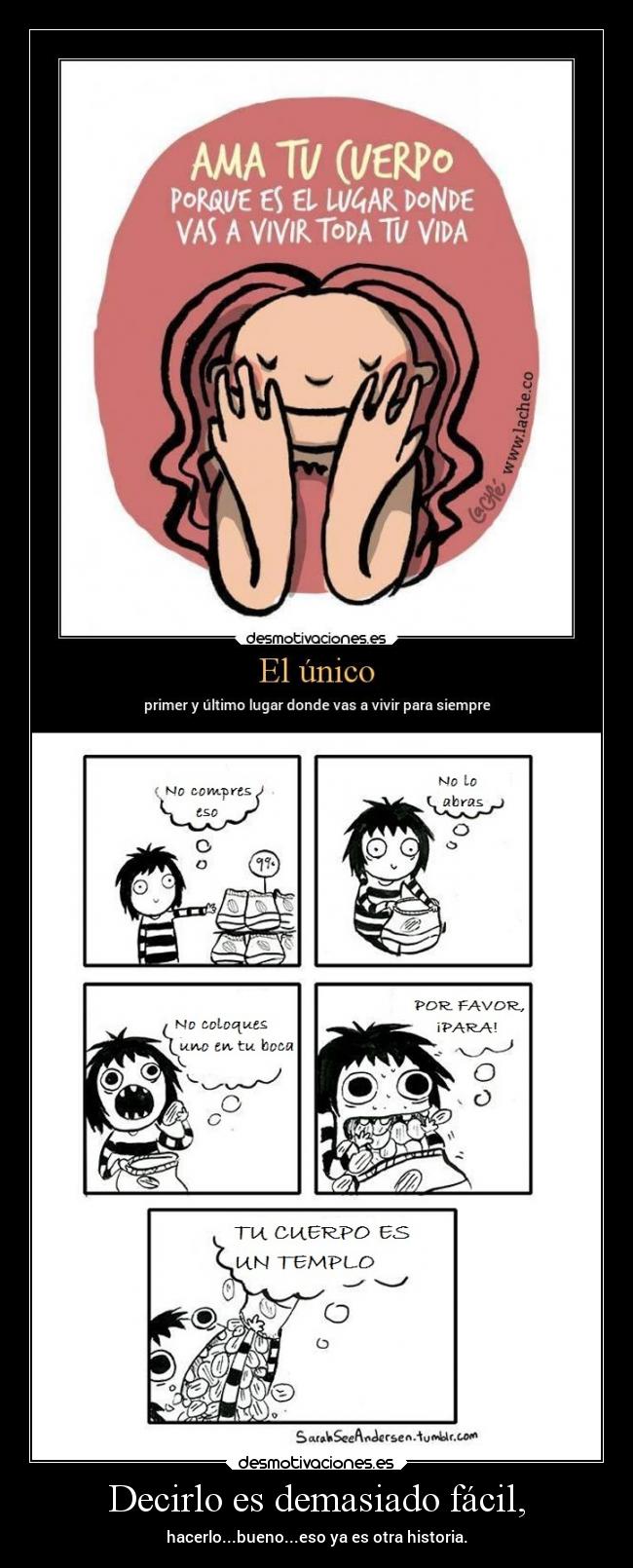 Decirlo es demasiado fácil, -