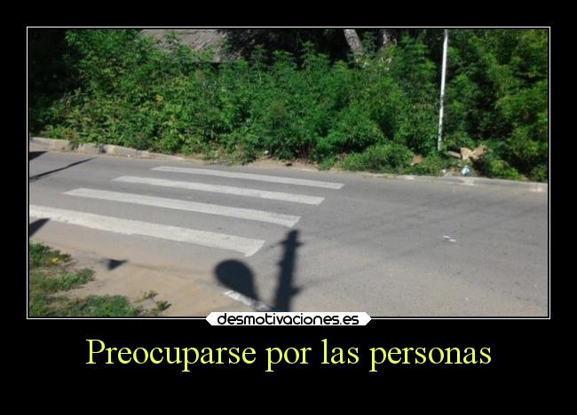 Preocuparse por las personas -