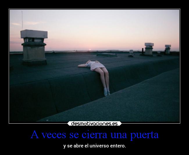 A veces se cierra una puerta -