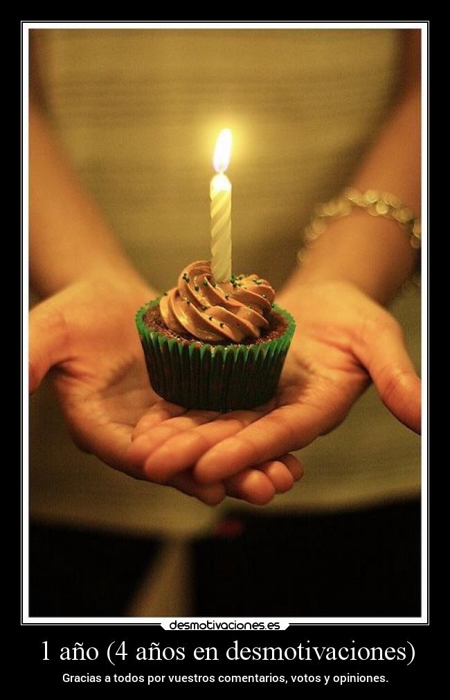 1 año (4 años en desmotivaciones) - Gracias a todos por vuestros comentarios, votos y opiniones.