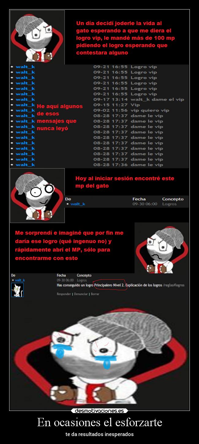 En ocasiones el esforzarte - 