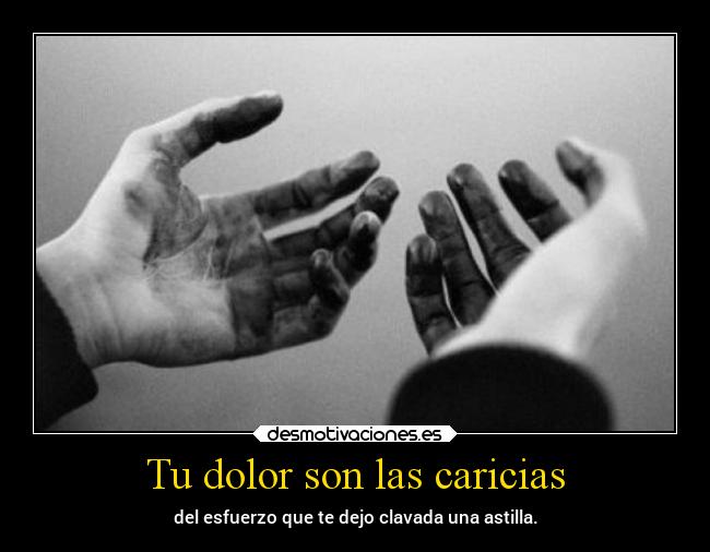 Tu dolor son las caricias - 