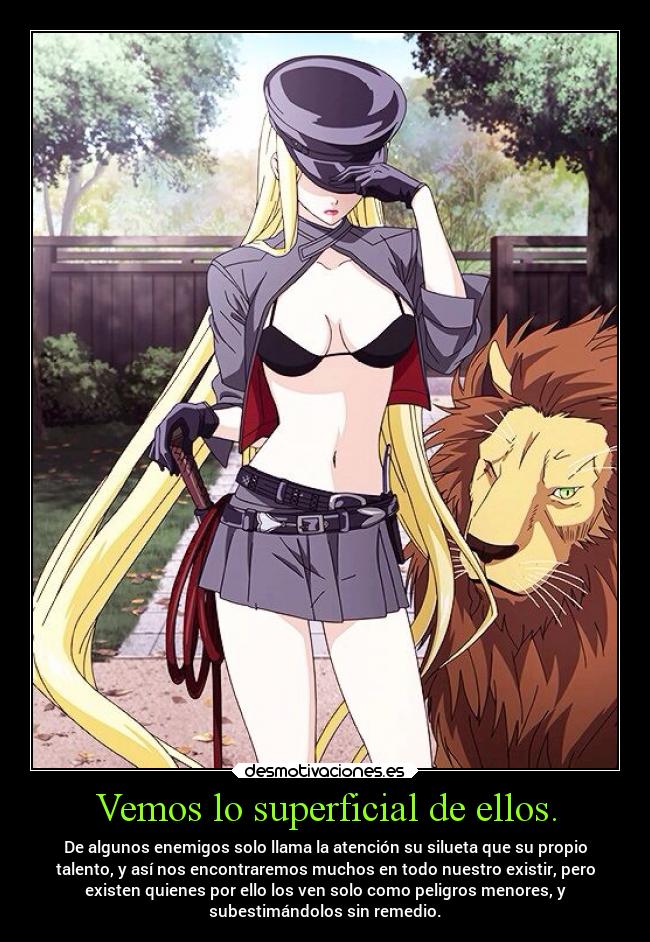 carteles enemigo anime criticas problemas mes sexy bishamon noragami subestimas projectd soyunidiotatm caos desmotivaciones