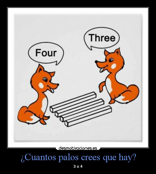 carteles escuela cuantos zorros palos mates desmotivaciones