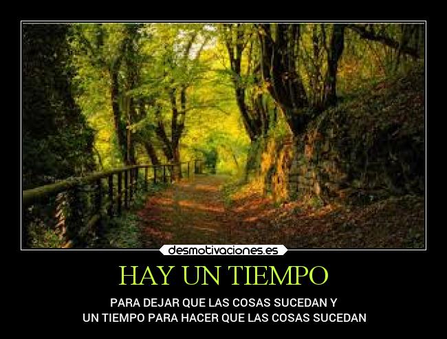 HAY UN TIEMPO -