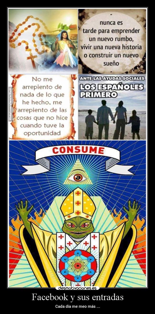 Facebook y sus entradas - Cada día me meo más ...