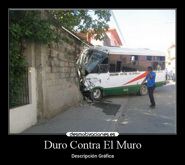 Duro Contra El Muro - Descripción Gráfica