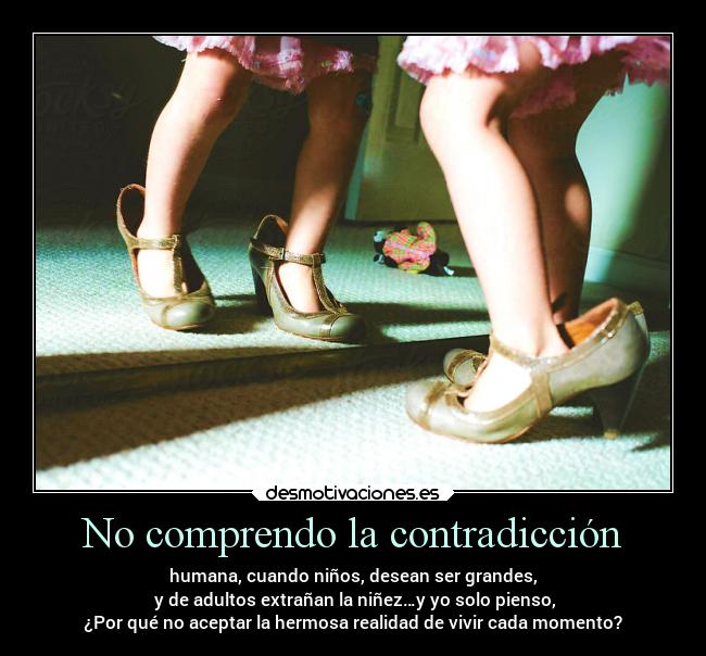 No comprendo la contradicción - 