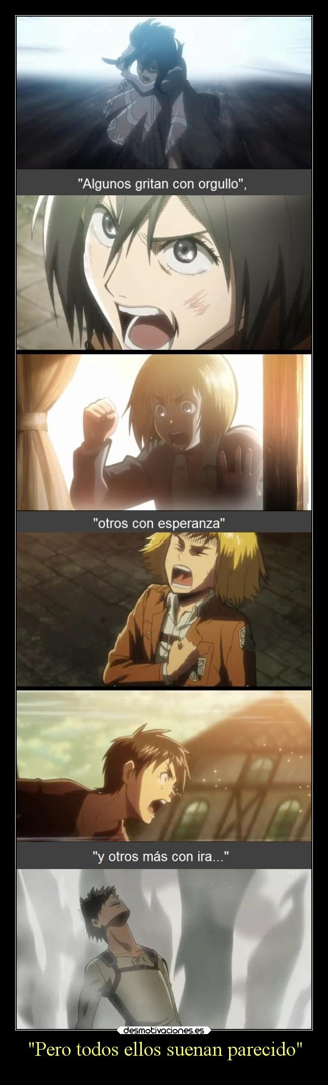 Pero todos ellos suenan parecido - 