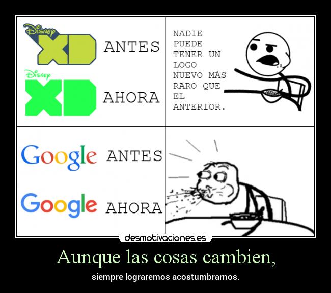 carteles graciosas logotipo cereal guy meme disney google desmotivaciones