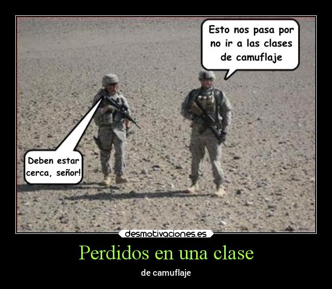 Perdidos en una clase -