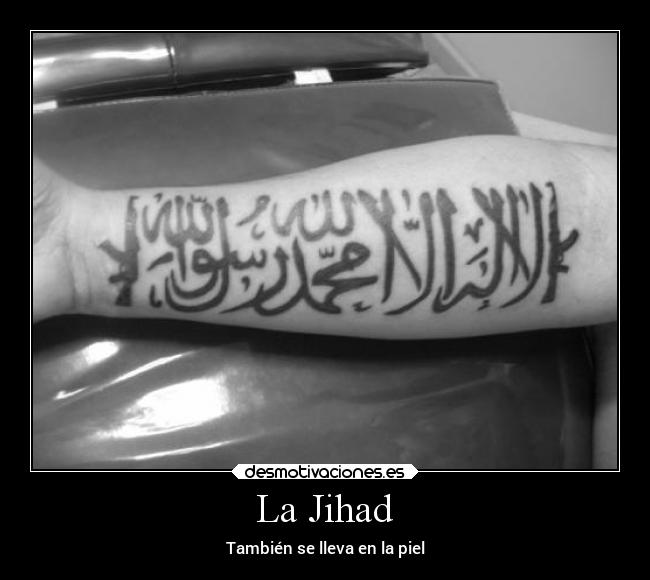 carteles guerra jihad tattoo isis desmotivaciones
