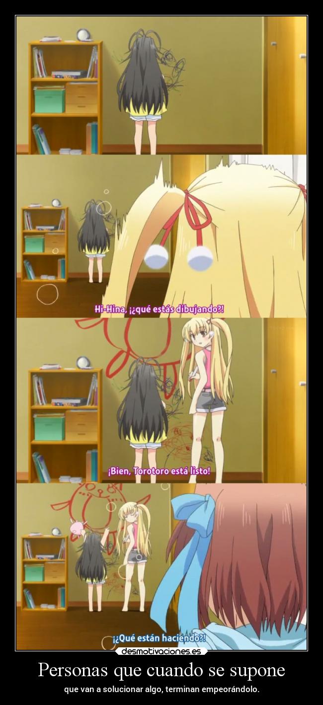 Personas que cuando se supone -