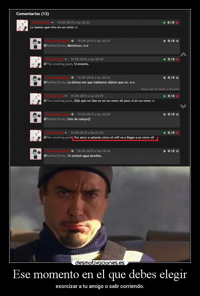 Ese momento en el que debes elegir -