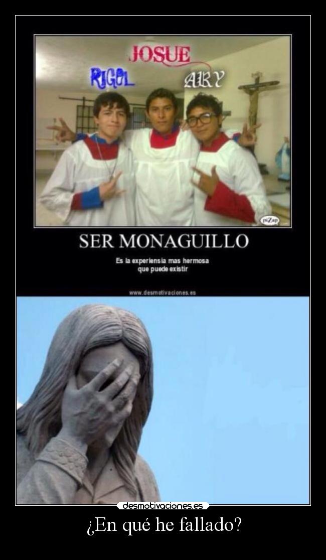 ¿En qué he fallado? -