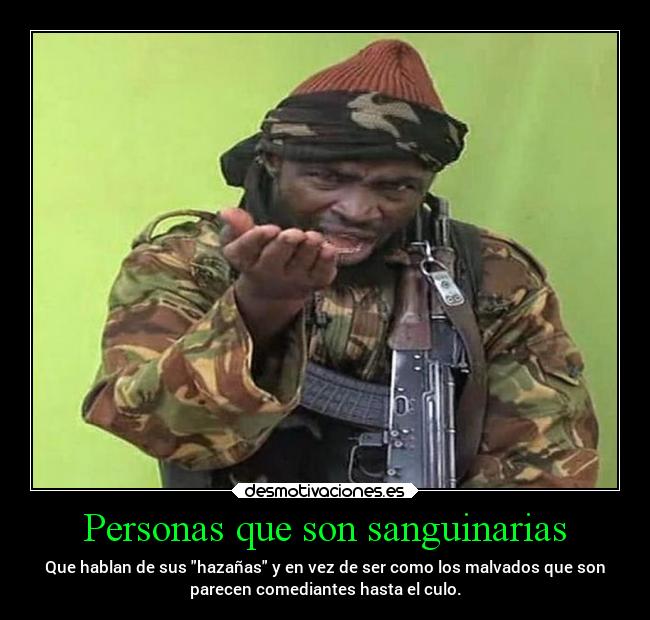 carteles humor guerra mundo bokoharam comedia jihad desmotivaciones