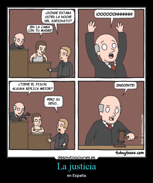 La justicia - en España