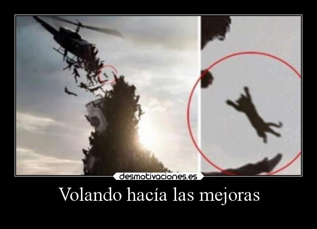 Volando hacía las mejoras -