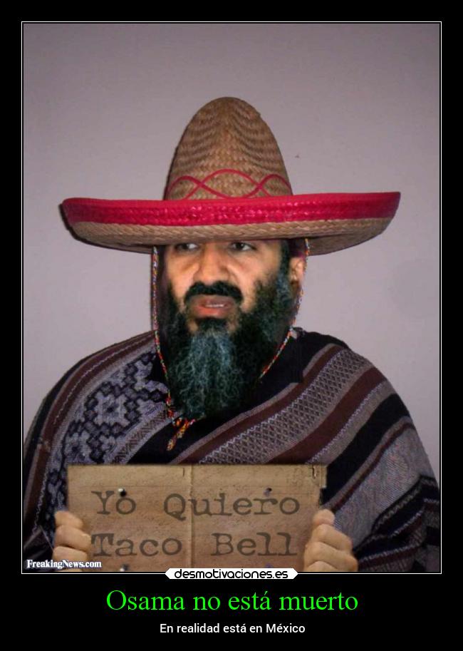 Osama no está muerto -