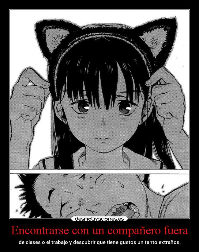 Encontrarse con un compañero fuera -