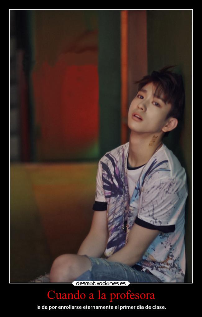 Cuando a la profesora -