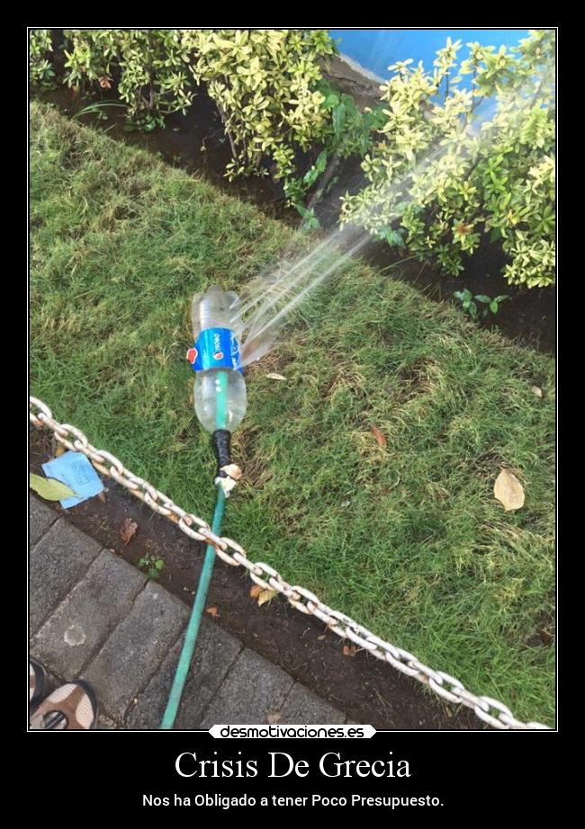 Crisis De Grecia - Nos ha Obligado a tener Poco Presupuesto.