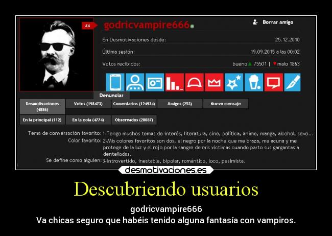 Descubriendo usuarios -