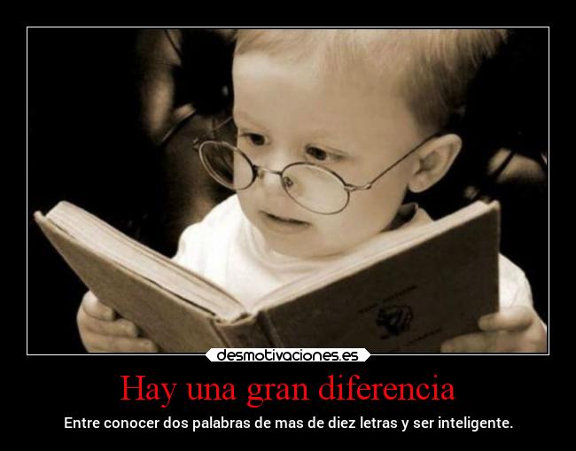 Hay una gran diferencia - 
