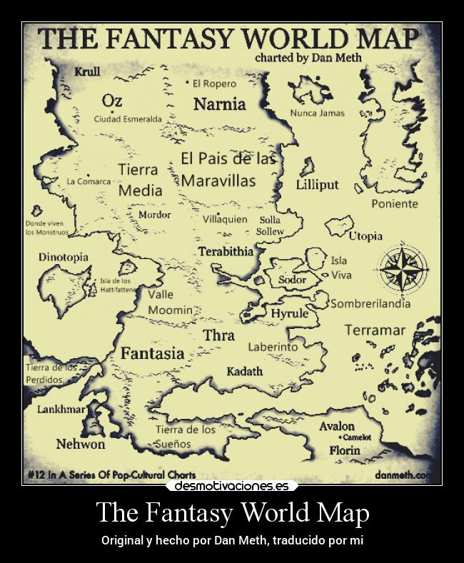 The Fantasy World Map - 