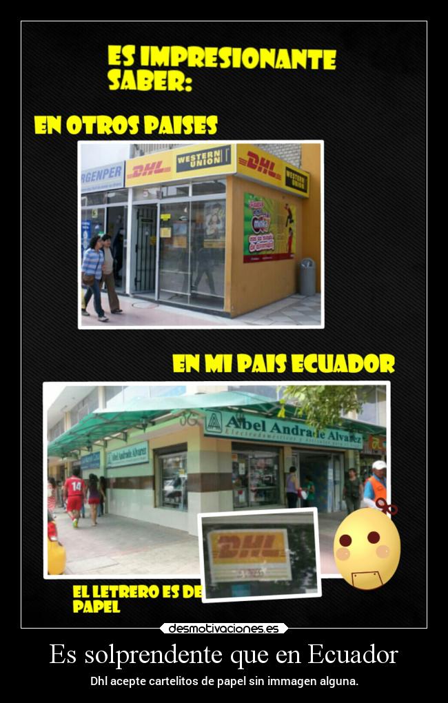 Es solprendente que en Ecuador -
