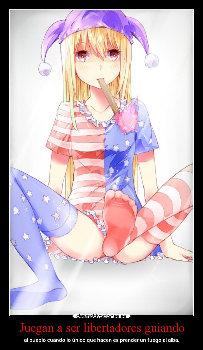 Juegan a ser libertadores guiando -