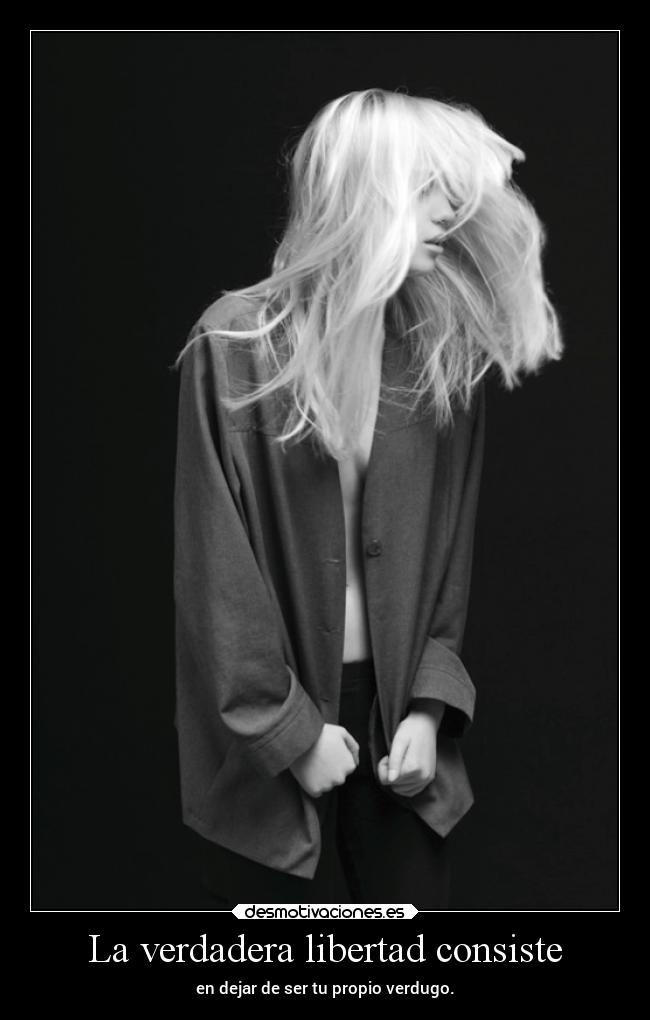 La verdadera libertad consiste -