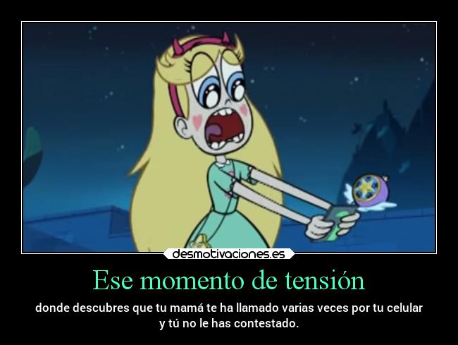 Ese momento de tensión -