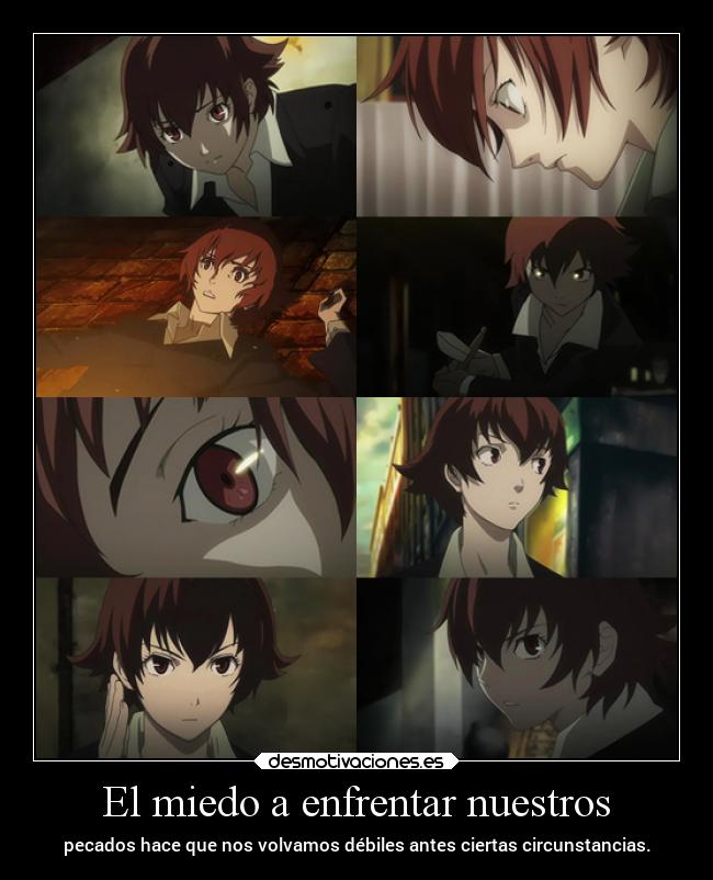 carteles miedo amigos ayuda amor alegria baccano desmotivaciones